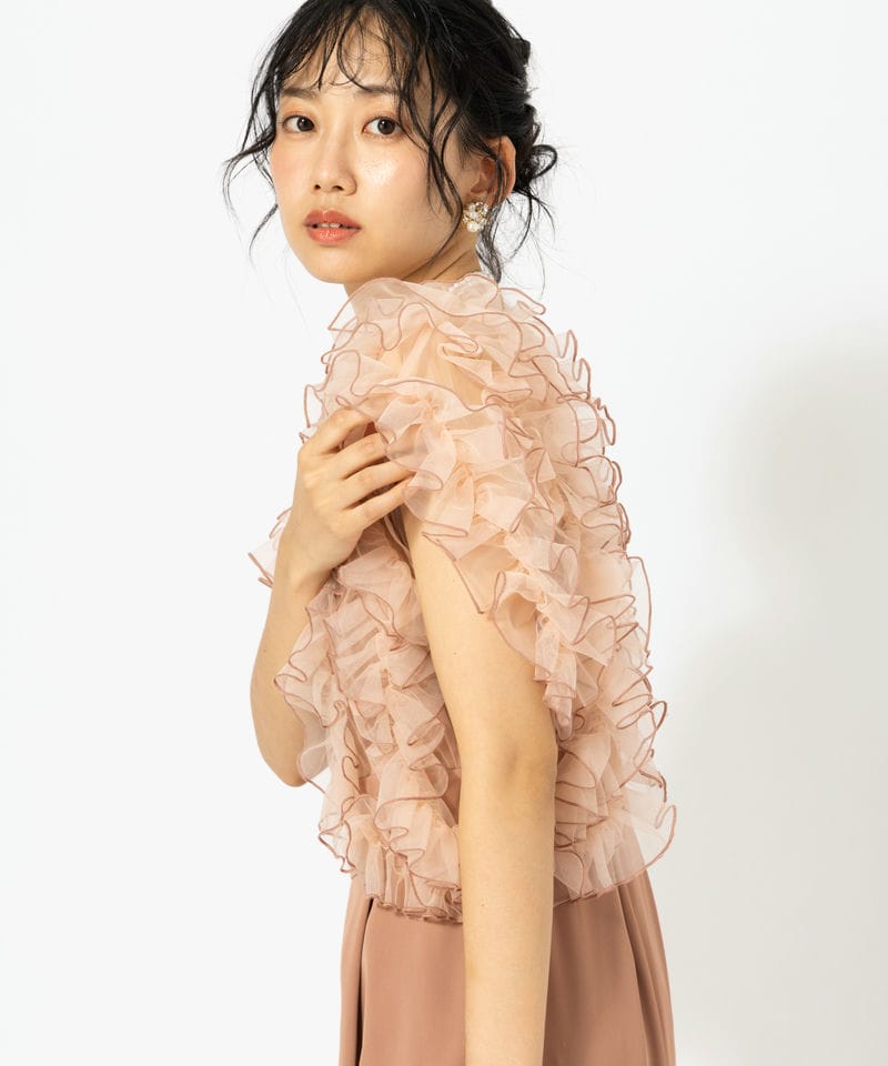 新品 ラグナムーン M フリルチュールコンビネゾン 結婚式 ドレス LADYフリルチュールコンビネゾン｜ラグナムーン（LAGUNAMOON）公式通販