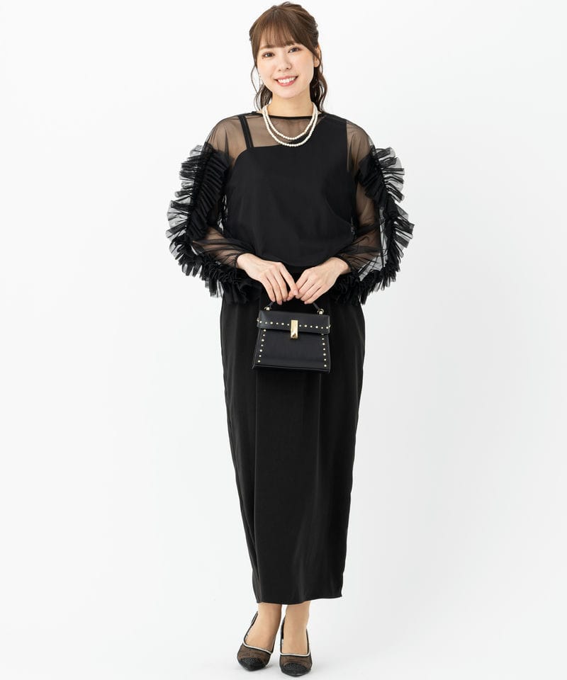CELFORD セルフォード ビジュースタッズポシェット ブラック系 | 結婚