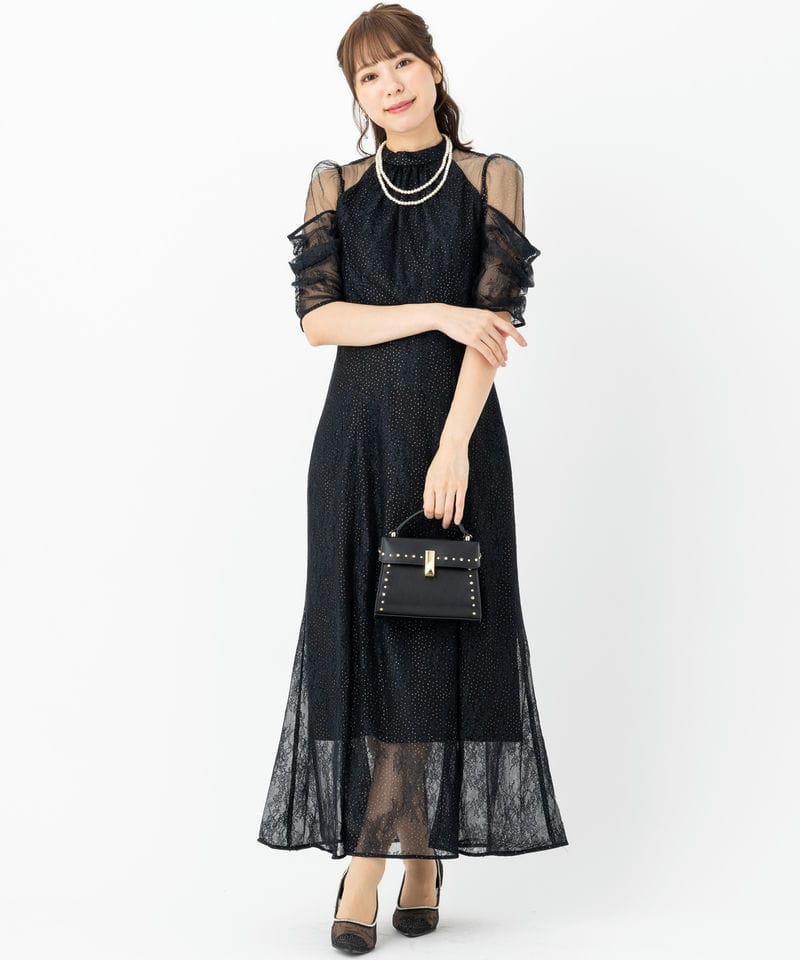 CELFORD セルフォード ビジュースタッズポシェット ブラック系 | 結婚