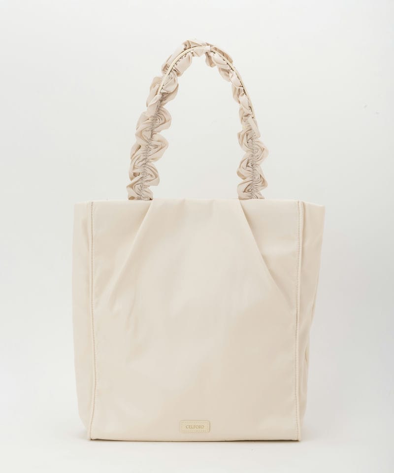 CELFORD セルフォード フリルハンドルトートバッグ ホワイト系 x