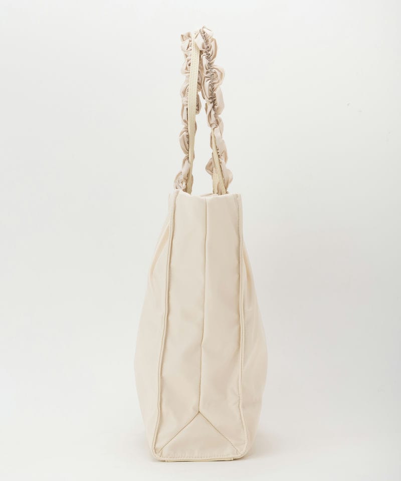 CELFORD セルフォード フリルハンドルトートバッグ ホワイト系 x