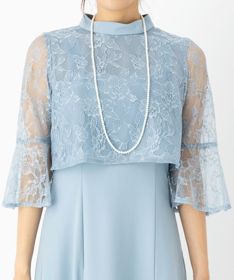 WILLSELECTION ウィルセレクション レースレイヤードマーメイドドレス