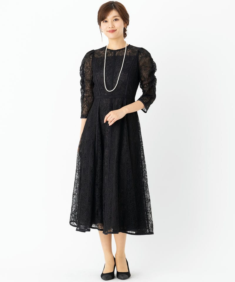 CELFORD セルフォード バリエーションレースドレス ブラック系 | 結婚