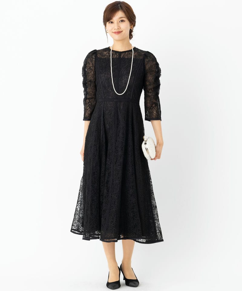 CELFORD セルフォード バリエーションレースドレス ブラック系 | 結婚