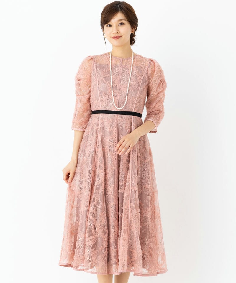 CELFORD セルフォード バリエーションレースドレス ピンク系 | 結婚式