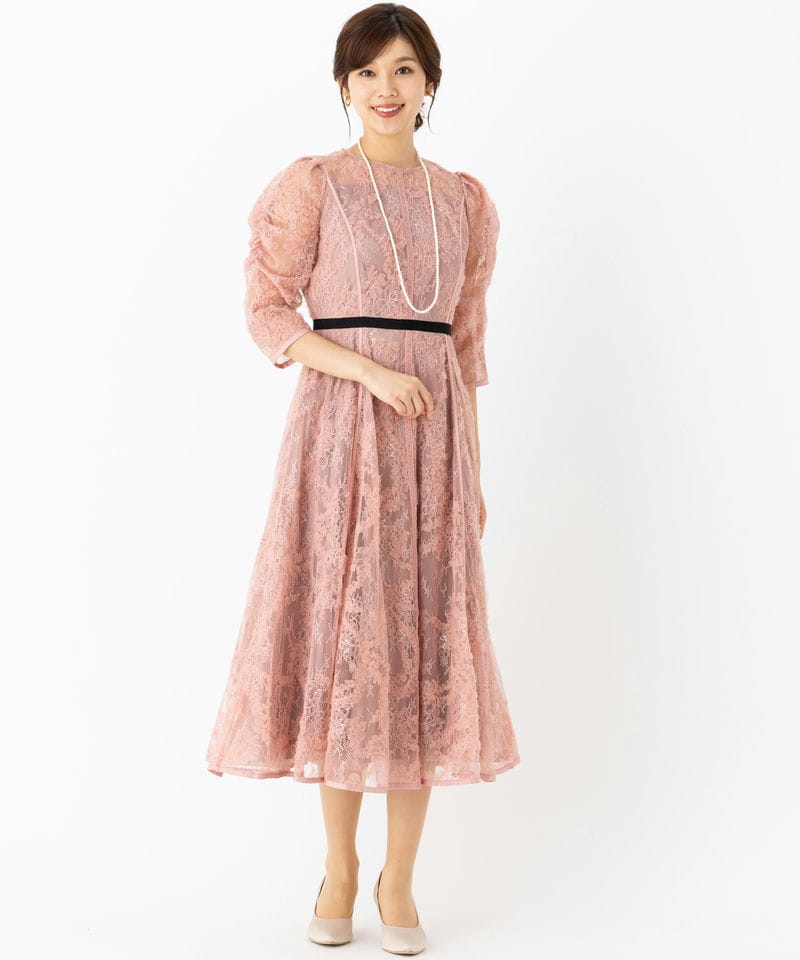 CELFORD セルフォード バリエーションレースドレス ピンク系 | 結婚式