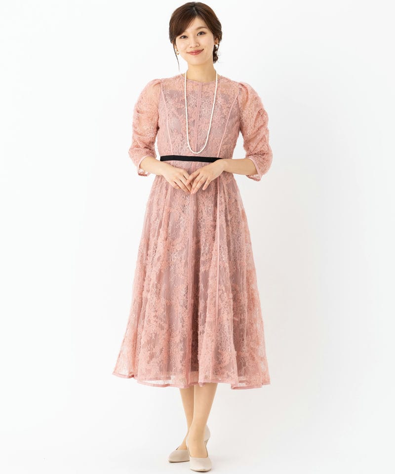 CELFORD セルフォード バリエーションレースドレス ピンク系 | 結婚式