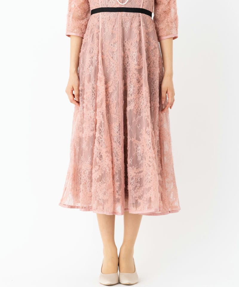 CELFORD セルフォード バリエーションレースドレス ピンク系 | 結婚式