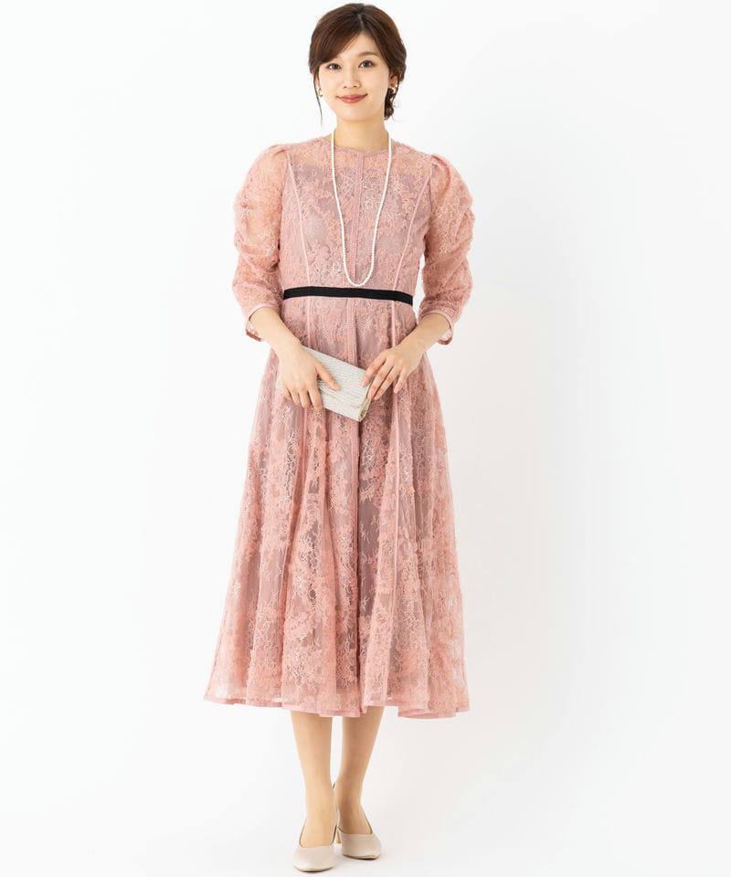 CELFORD セルフォード バリエーションレースドレス ピンク系 | 結婚式