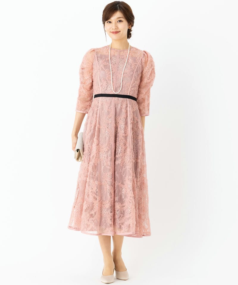 CELFORD セルフォード バリエーションレースドレス ピンク系 | 結婚式