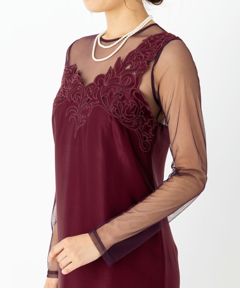 Ameri VINTAGE アメリヴィンテージ ウントレニーカットワークドレス