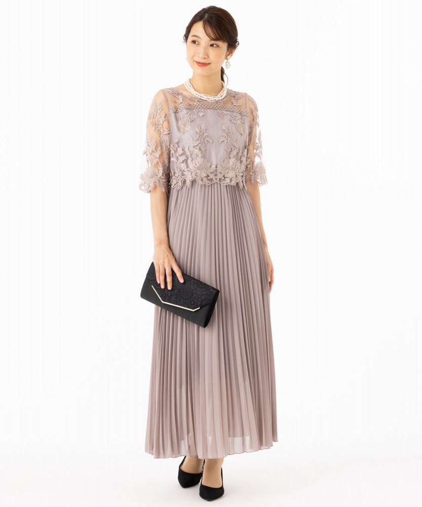 Dorry Doll ドリードール オリジナル模様柄刺繍プリーツドレス その他