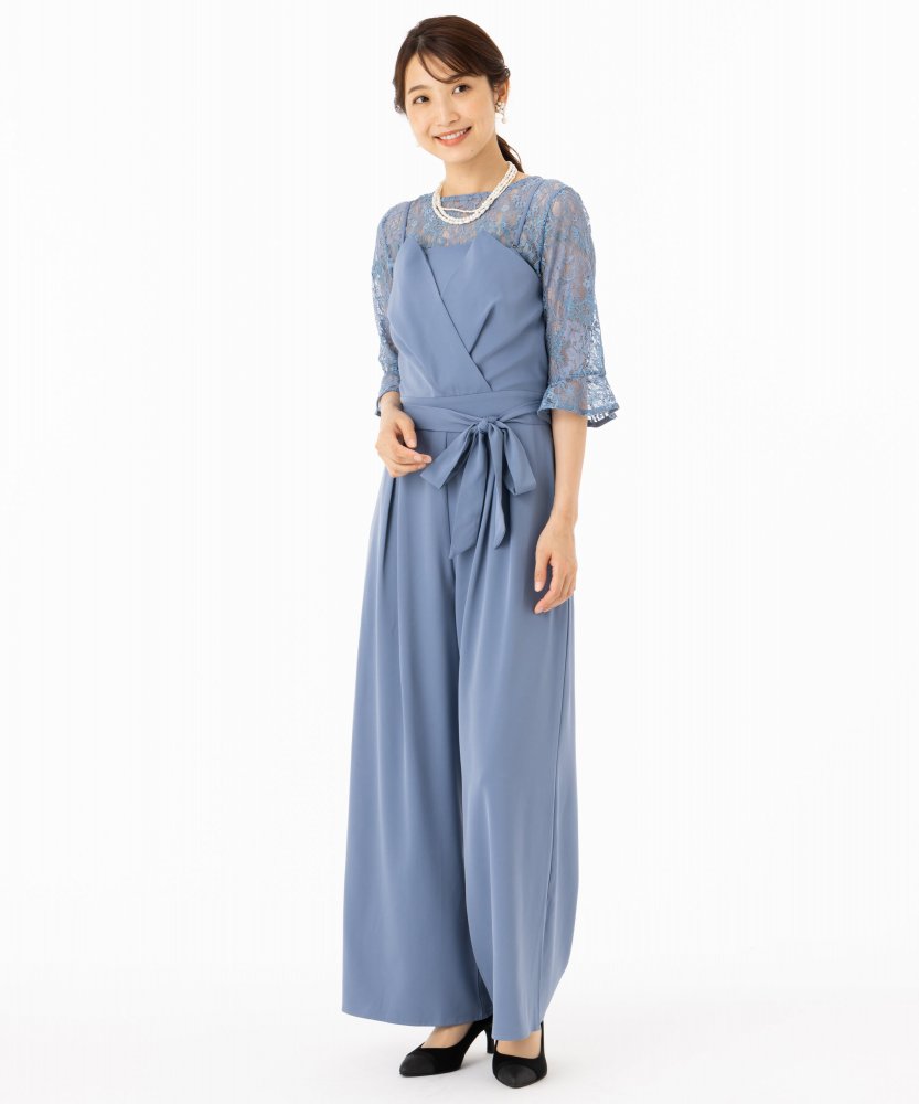 GRACE CONTINENTAL グレースコンチネンタル ドレープリボンサロペット