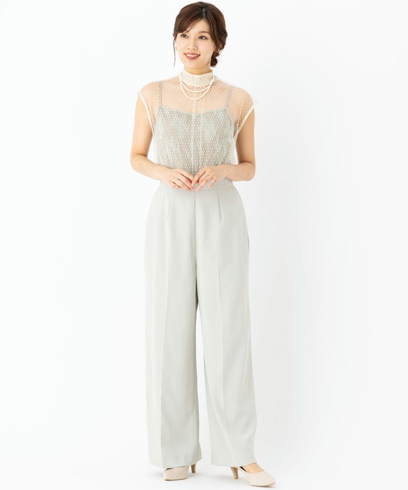 LAGUNAMOON ラグナムーン LADYチュールレースドッキングコンビネゾン