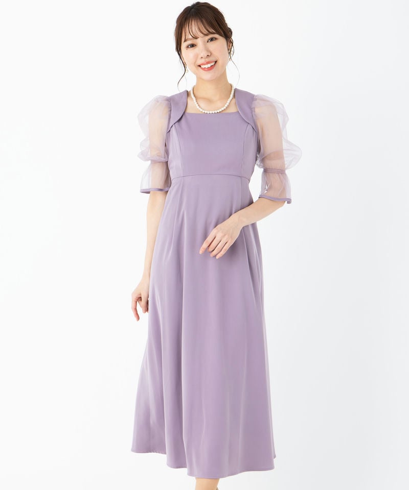 Ameri VINTAGE アメリヴィンテージ レイヤードバルーンヘムドレス