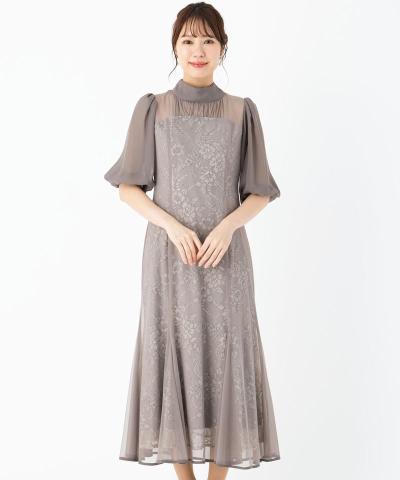 Dorry Doll ドリードール フラワーレースパフスリーブドレス その他 x