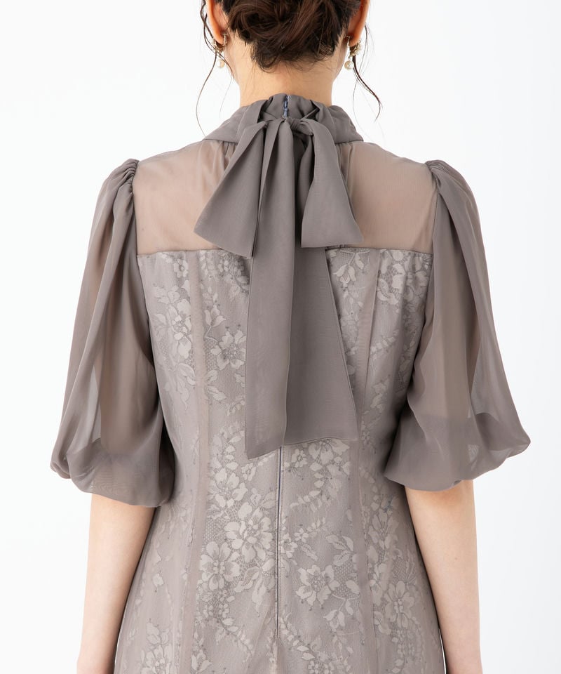 Dorry Doll ドリードール フラワーレースパフスリーブドレス その他 x