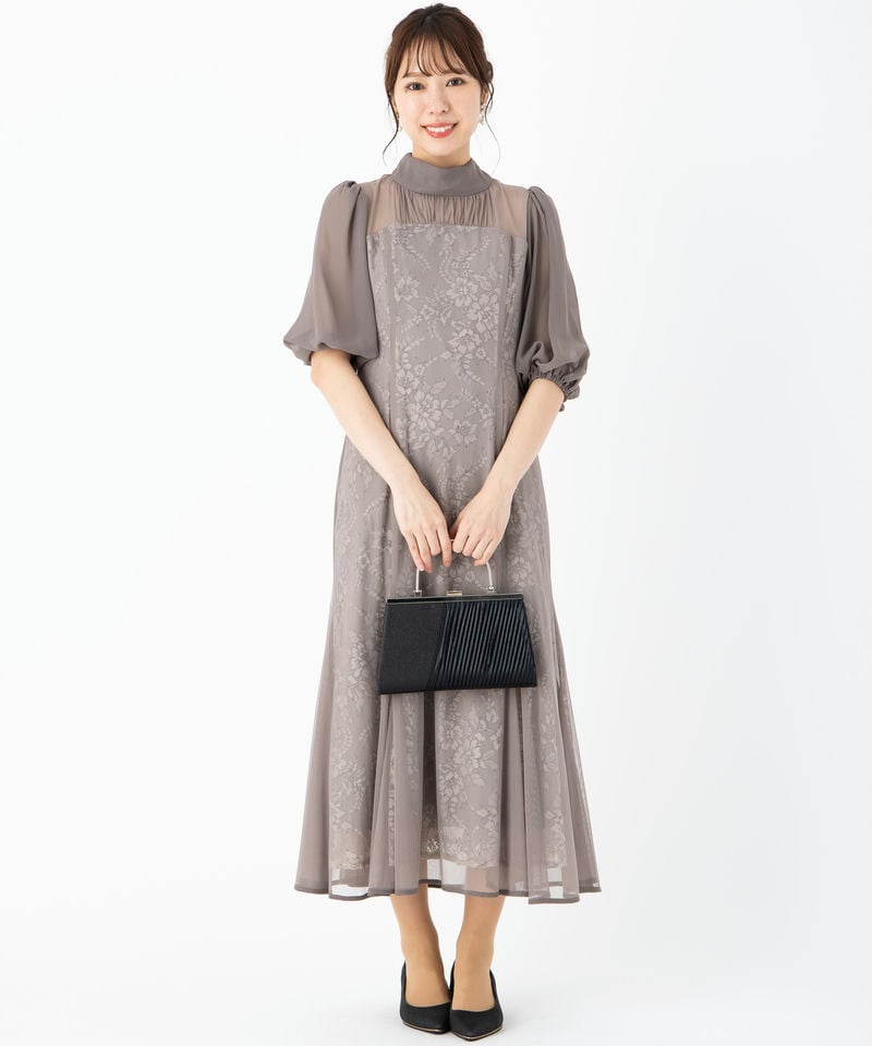 Dorry Doll ドリードール フラワーレースパフスリーブドレス その他 x