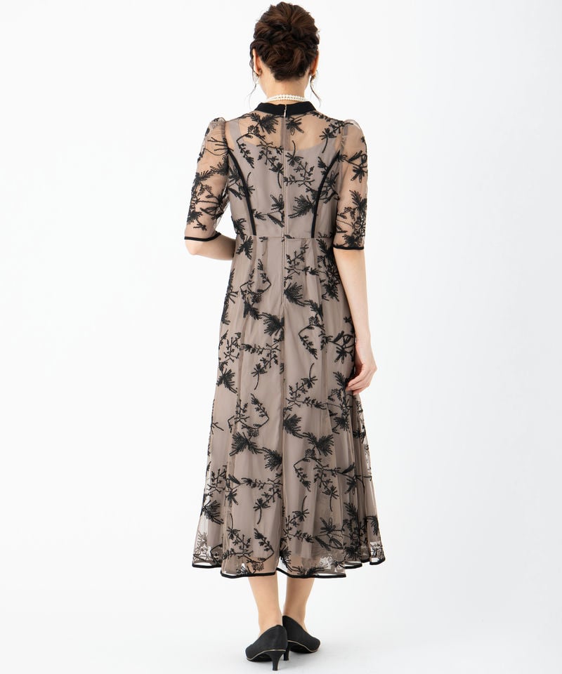 Dorry Doll ドリードール バイカラーエンブロイダリードレス その他 x