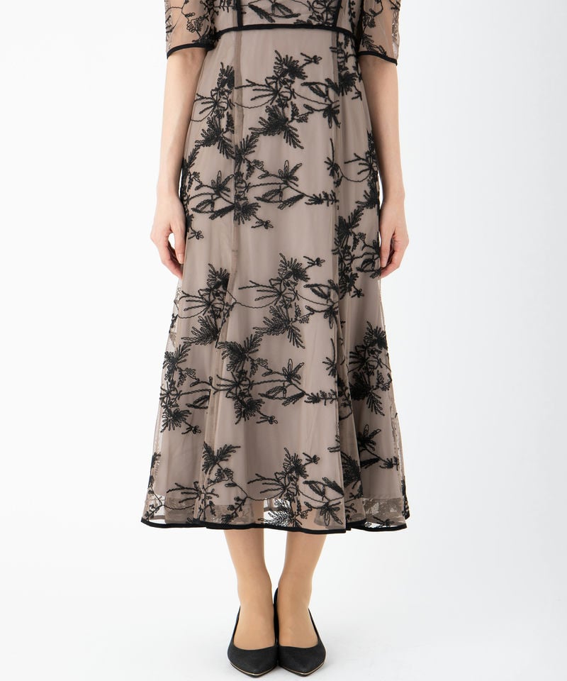 Dorry Doll ドリードール バイカラーエンブロイダリードレス その他 x