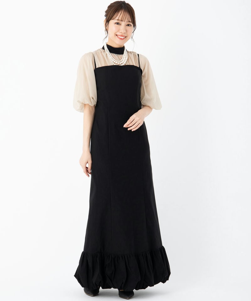 スーツ・フォーマル・ドレス Ameri Vintage LAYERED BALLOON HEM DRESS Ameri VINTAGE アメリヴィンテージ レイヤードバルーンヘムドレス