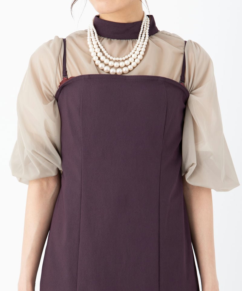 Ameri VINTAGE アメリヴィンテージ レイヤードバルーンヘムドレス Ameri VINTAGE アメリヴィンテージ レイヤードバルーンヘムドレス