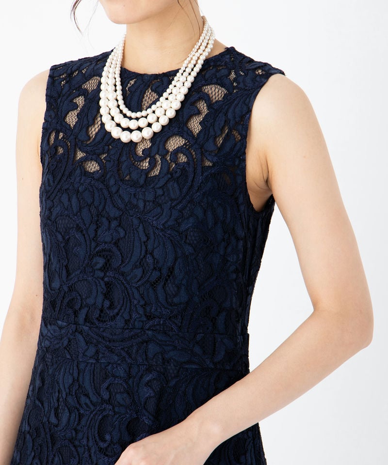 GRACE CONTINENTAL グレースコンチネンタル レースミッドドレス