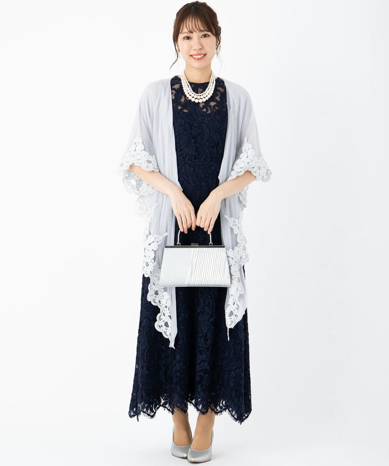 GRACE CONTINENTAL グレースコンチネンタル レースミッドドレス