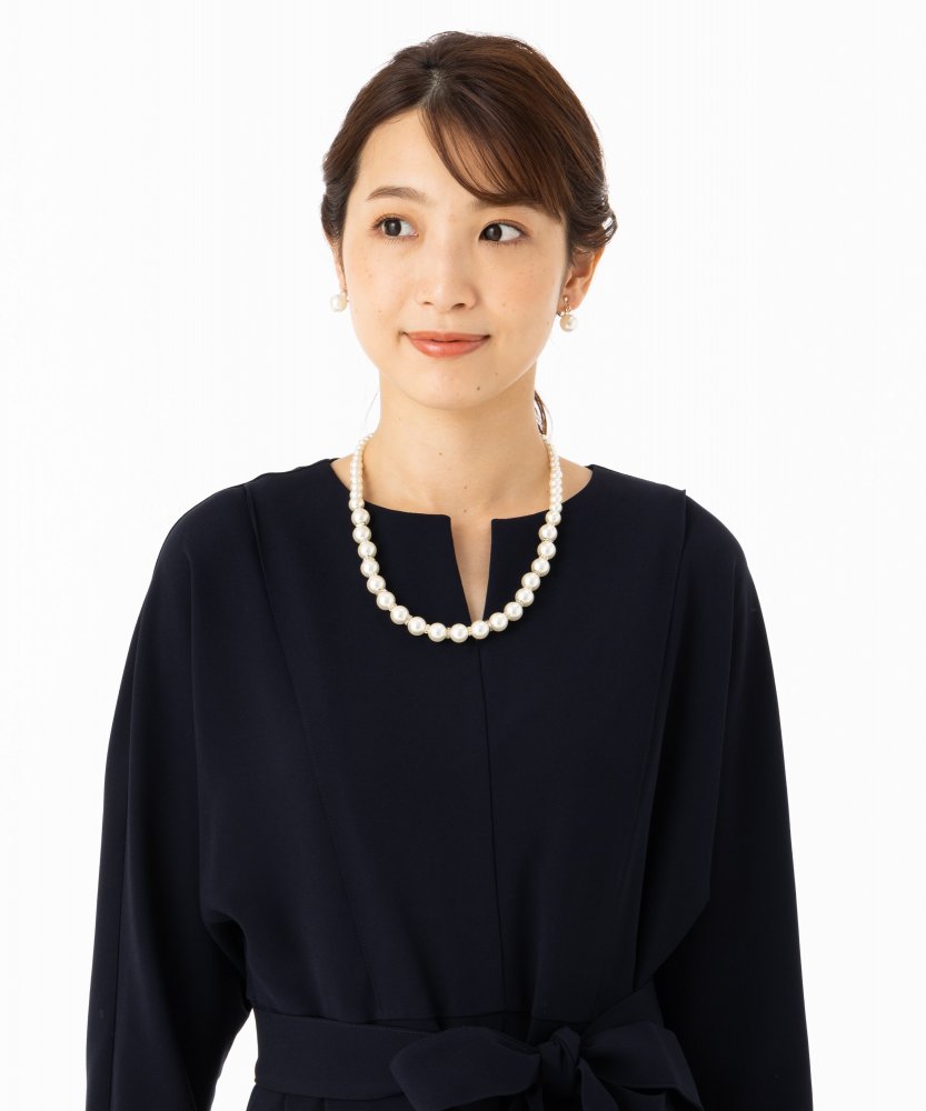 レディース タグ付✨23区 洗えるノーブルバックサテンジョーゼット