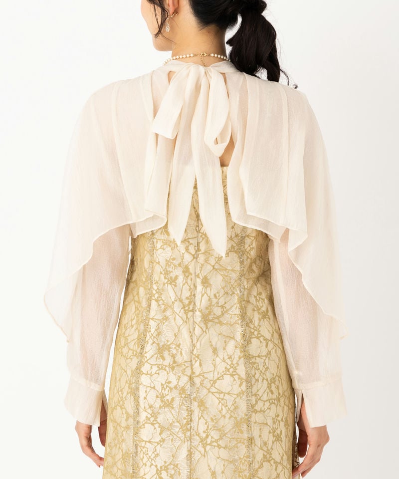 Aimer エメ 2WAYブラウス付マーメイドラインドレス イエロー系 | 結婚