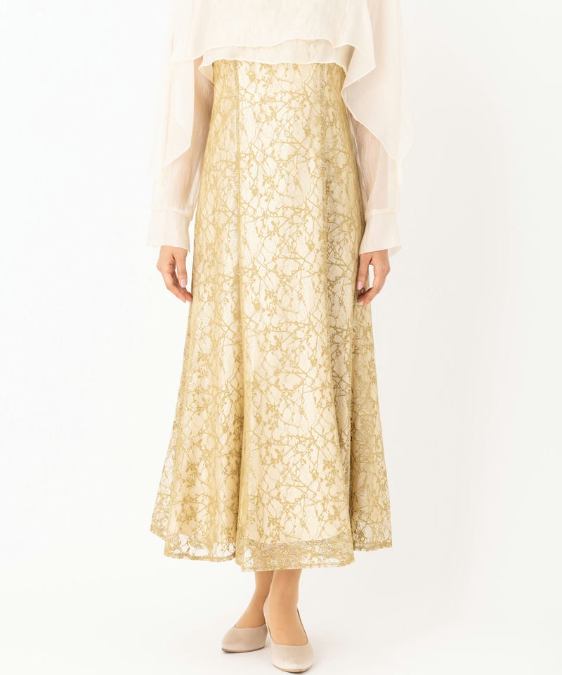 Aimer エメ 2WAYブラウス付マーメイドラインドレス イエロー系 | 結婚