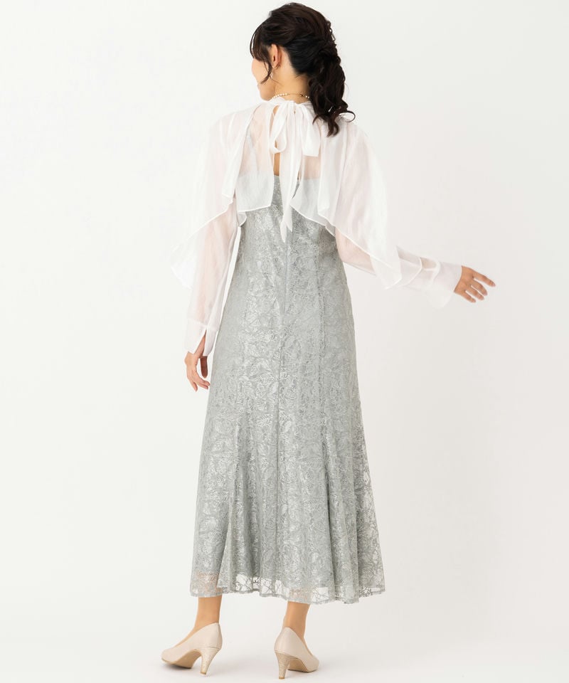 Aimer エメ 2WAYブラウス付マーメイドラインドレス その他 x グリーン