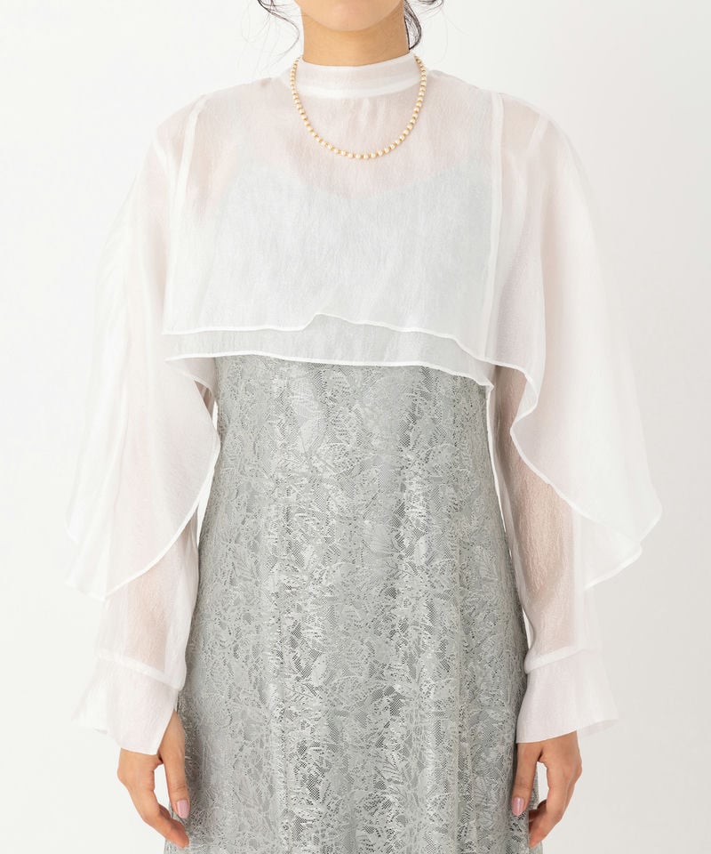 Aimer エメ 2WAYブラウス付マーメイドラインドレス その他 x グリーン