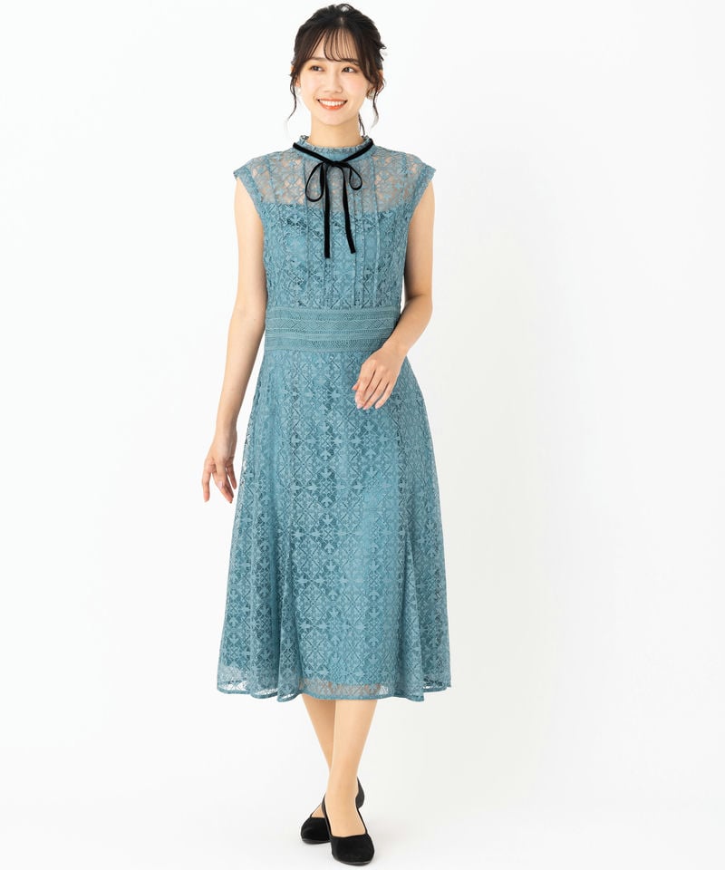 CELFORD セルフォード タイルレースドレス その他 x グリーン系 | 結婚