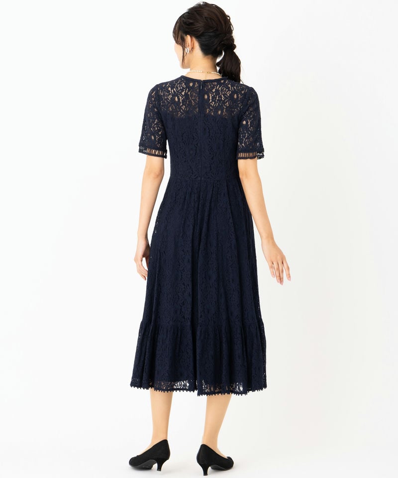 CELFORD☆セルフォード☆レース切り替えコンビネゾン CELFORD（セルフォード）の「CELFORD レース切替ワンピース（）」 - WEAR
