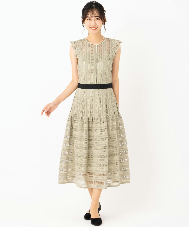CELFORD☆セルフォード☆レース切り替えコンビネゾン CELFORD（セルフォード）の「CELFORD レース切替ワンピース（）」 - WEAR