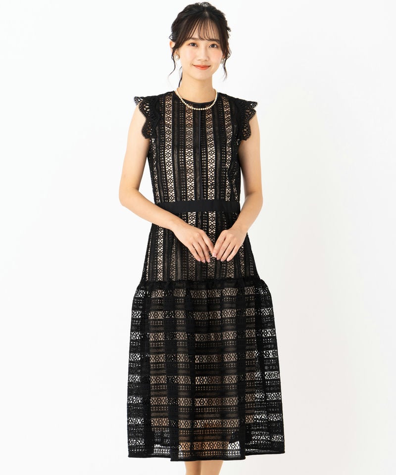 CELFORD セルフォード レースブラウスセットマーメイドドレス ブラック