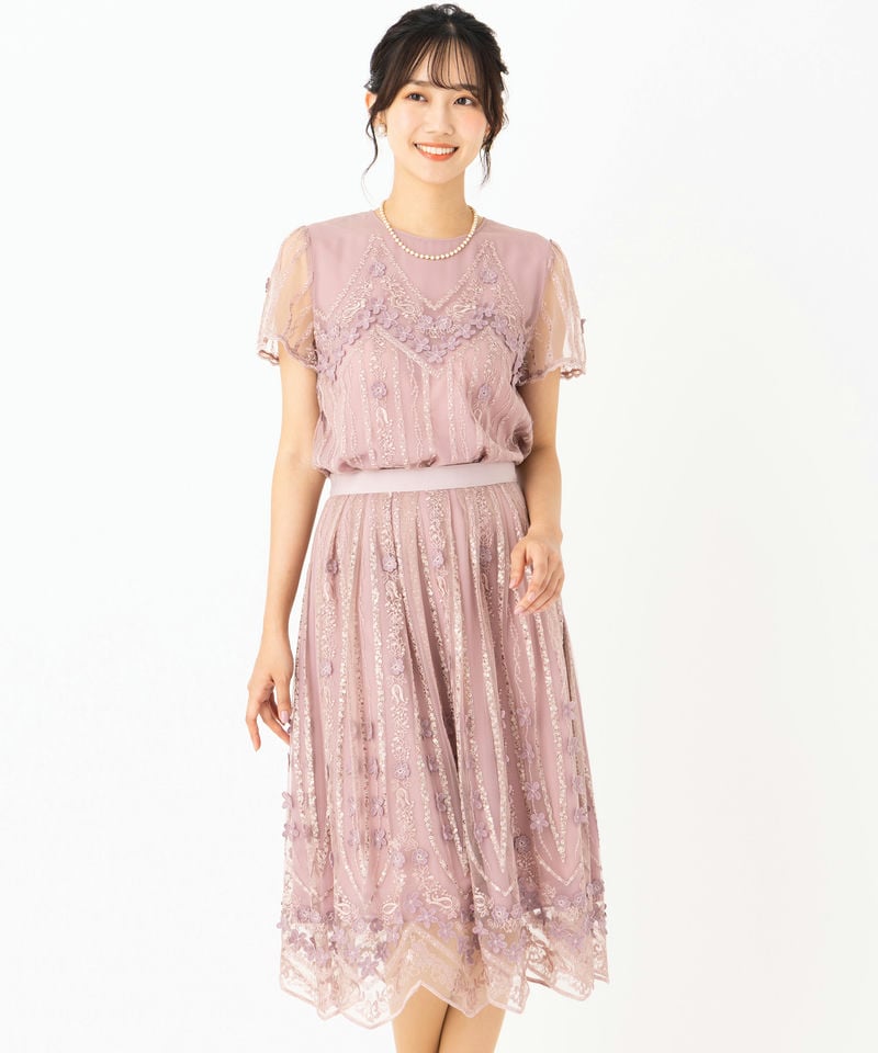 JILL STUART ジルスチュアート アリーエンブロイダリーセットアップ