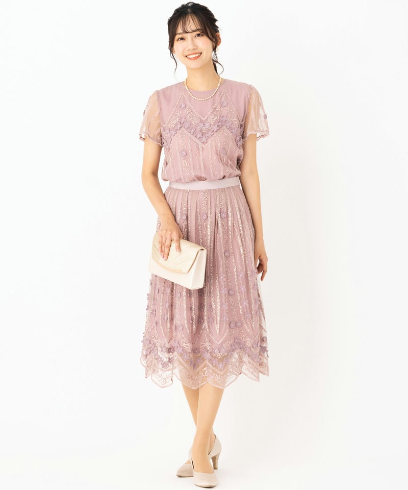 JILL STUART ジルスチュアート アリーエンブロイダリーセットアップ