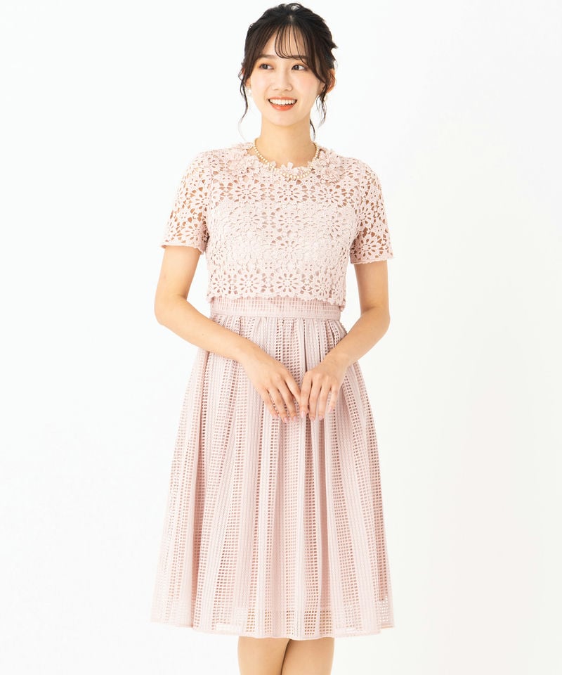 CELFORD セルフォード バリエーションレースドレス ピンク系 | 結婚式