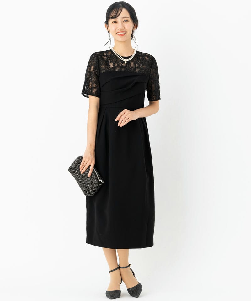 GRACE CONTINENTAL グレースコンチネンタル タックドレープコクン