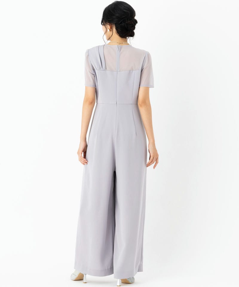 GRACE CONTINENTAL グレースコンチネンタル ドレープリボンサロペット