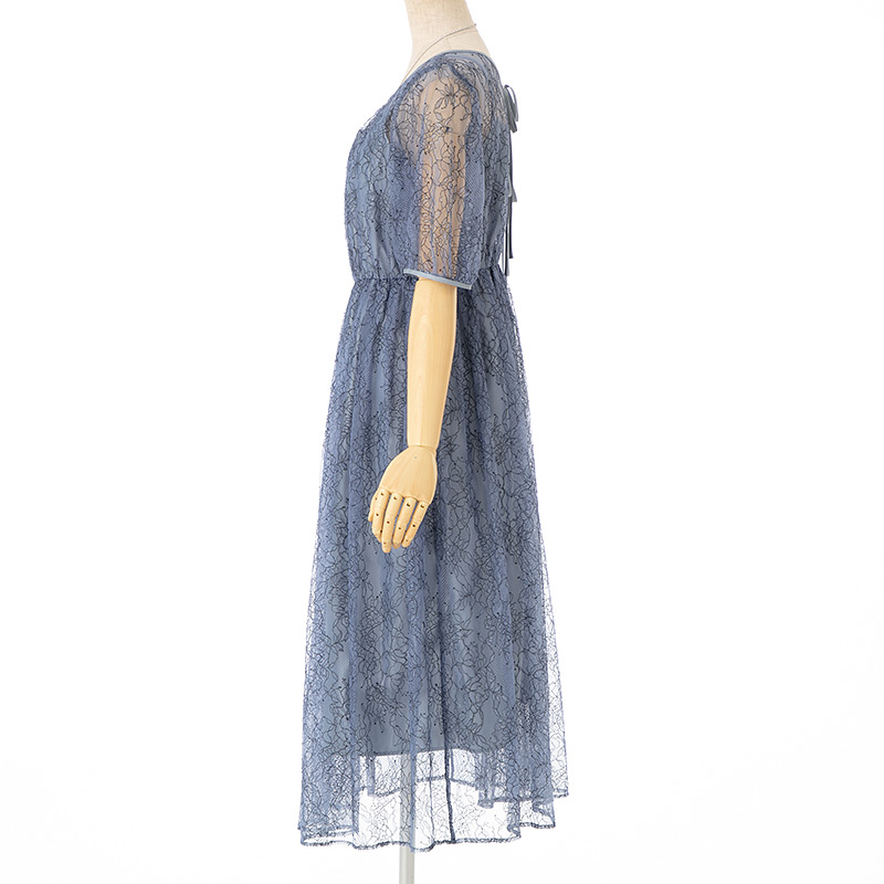 JILL STUART ジルスチュアート チュールレースバックリボンドレス