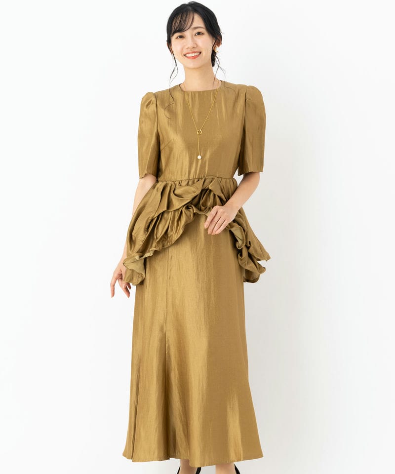 Ameri VINTAGE アメリヴィンテージ ディメンショナルグロスドレス