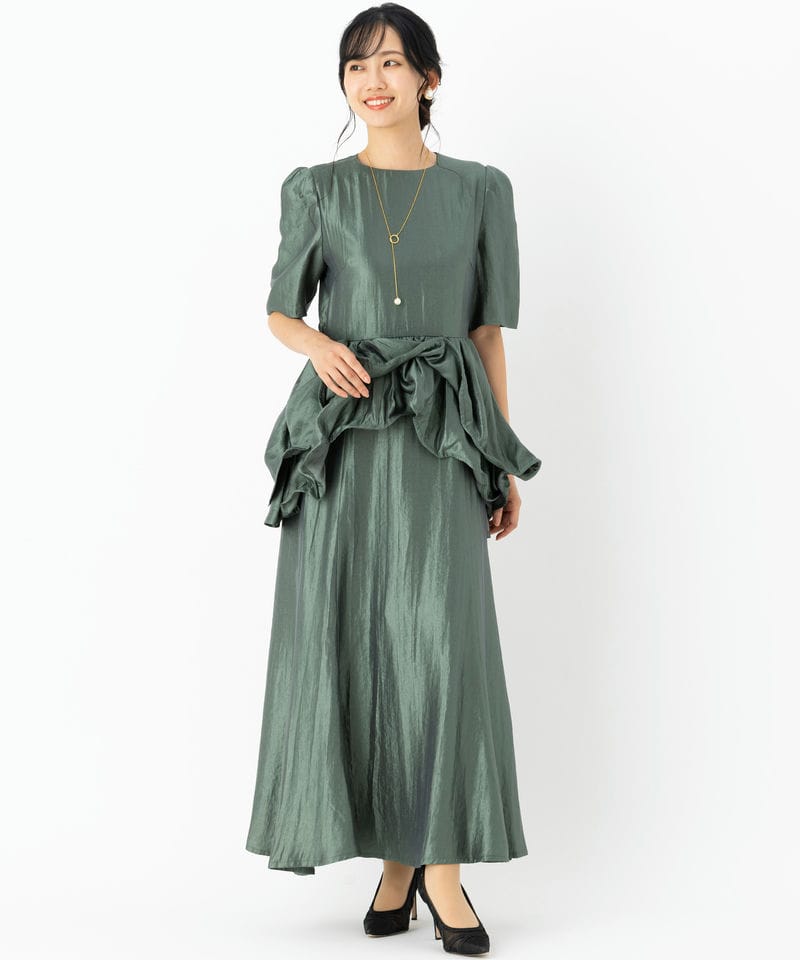 Ameri VINTAGE アメリヴィンテージ ディメンショナルグロスドレス