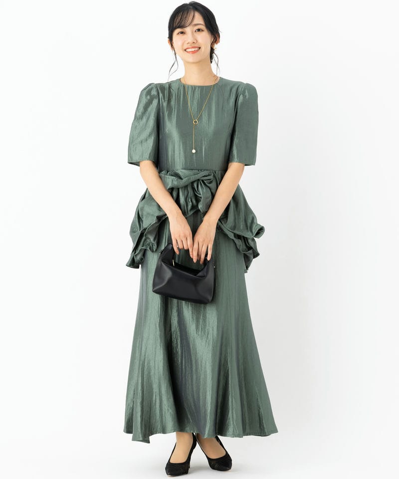 Ameri VINTAGE アメリヴィンテージ ディメンショナルグロスドレス