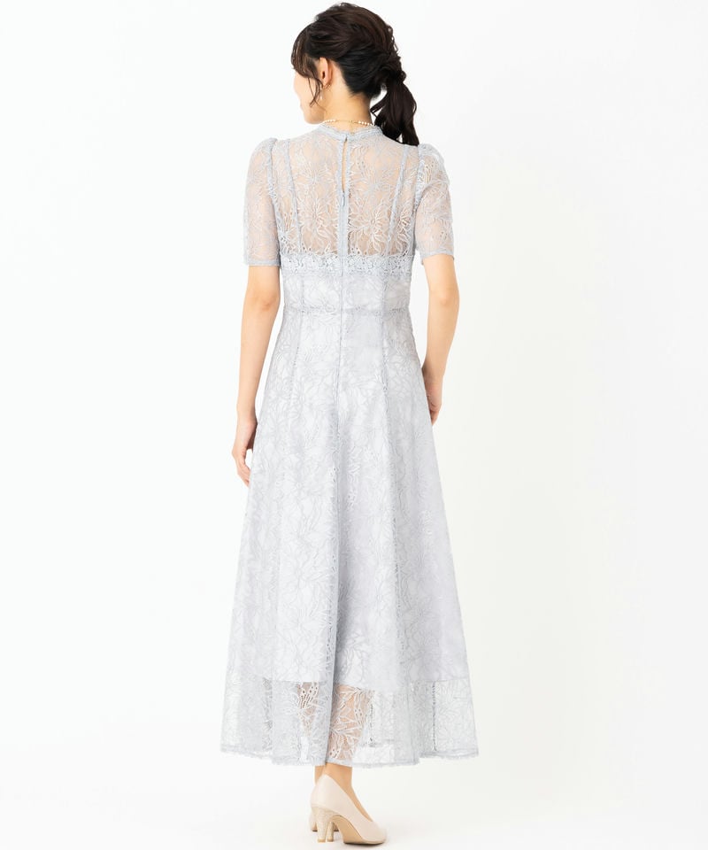 SNIDEL スナイデル シャイニーレースドレス その他 x ブルー系 | 結婚