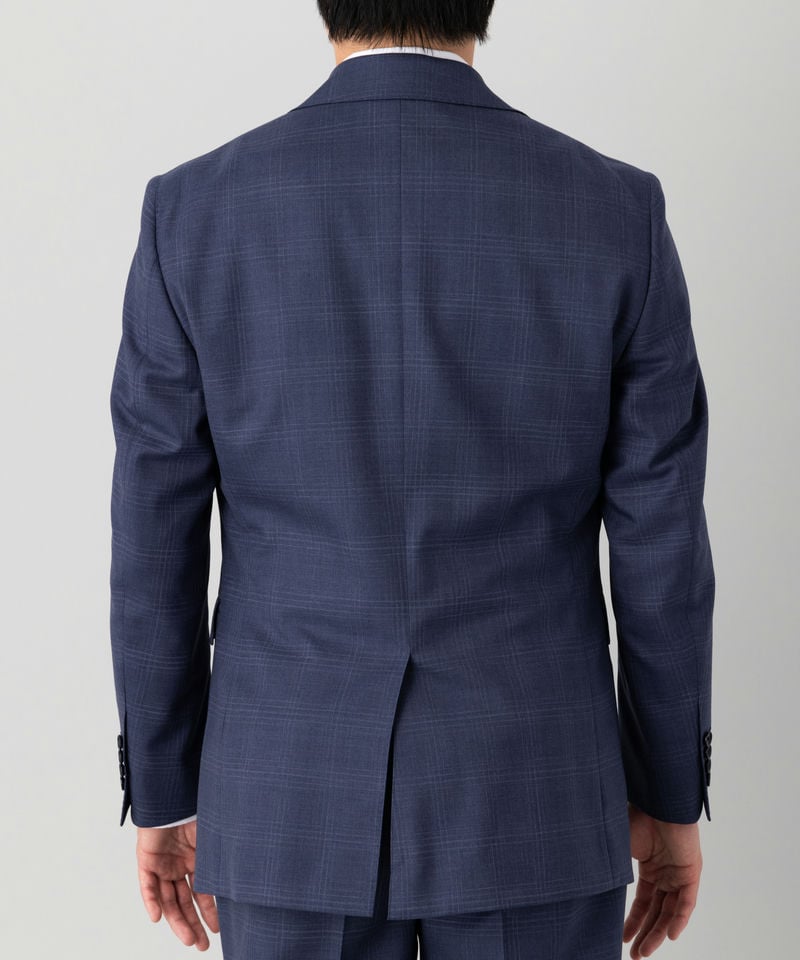 ORIHICA オリヒカ タスマニアチェック×シルバーベスト3ピーススーツ