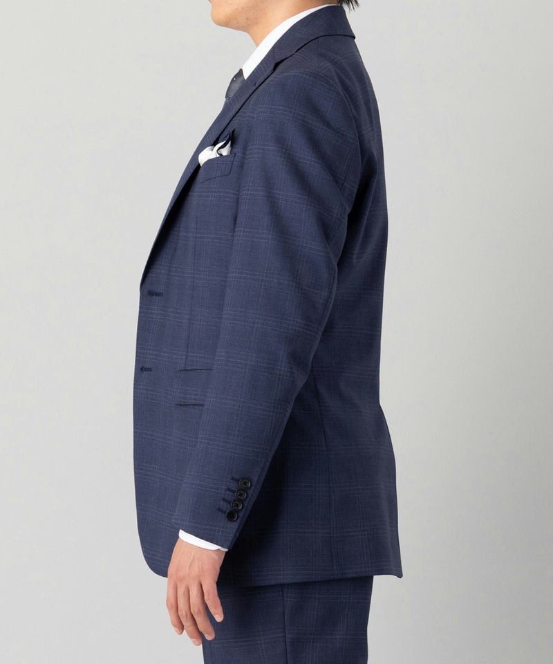 ORIHICA オリヒカ タスマニアチェック×シルバーベスト3ピーススーツ