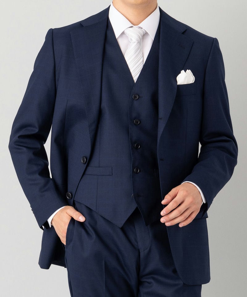 SUIT SQUARE 【7点セット】シャドーオーバーチェック・スリーピース